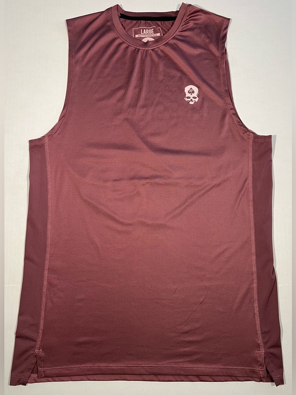 Zero Foxtrot Shirt Mens Large Sleeveless Skull Logo Athletic Gym Workout Tank